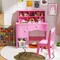 Kids Table and Chair Set with Spacious Tabletop Drawer and Storage for Toys and School Supplies